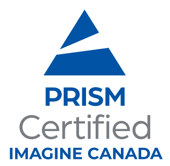 Logo PRISM Certified Imagine Canada