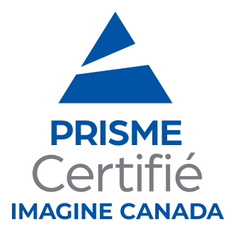 Logo PRISME Certifié Imagine Canada