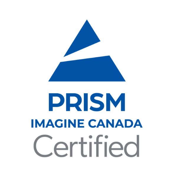 Logo PRISM Certified Imagine Canada