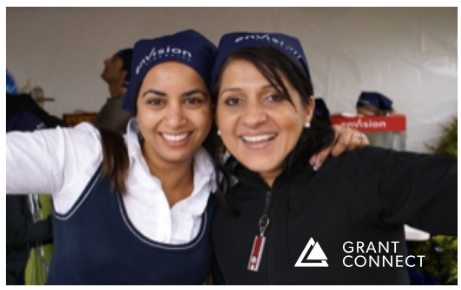 Grant Connect logo superimposed