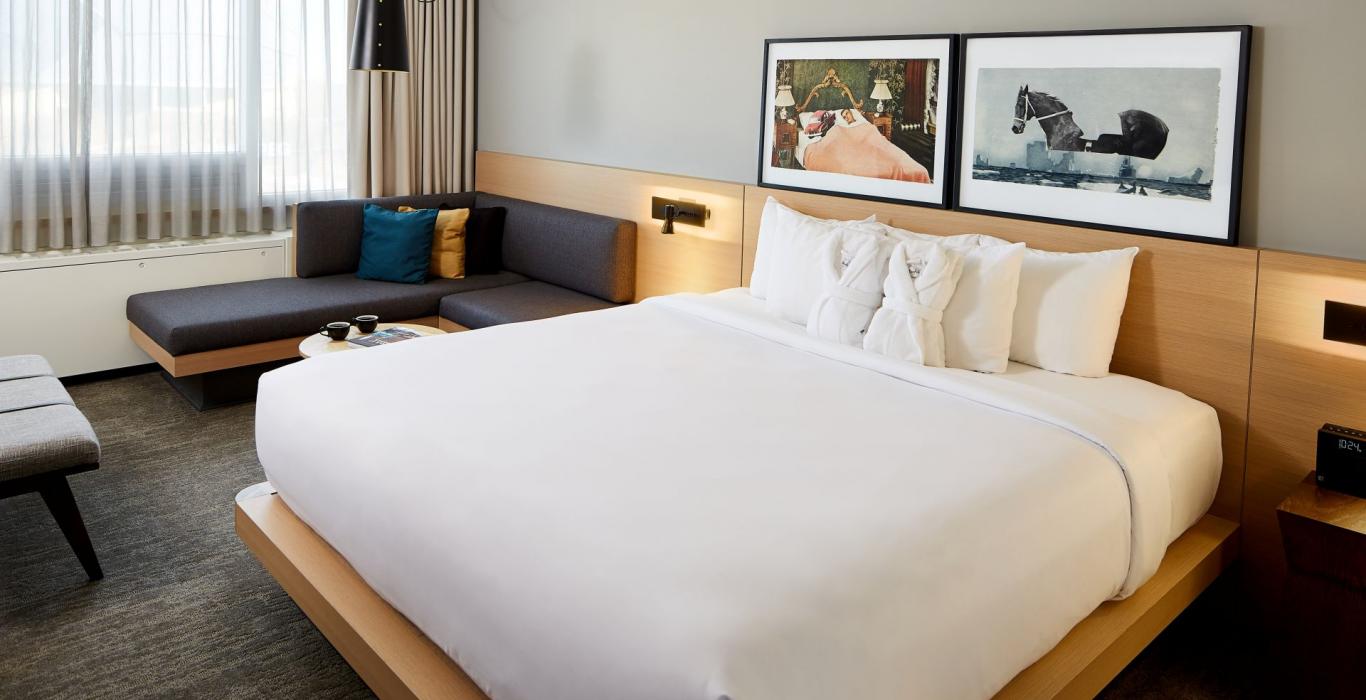Inn at the Forks hotel room