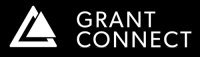 Grant Connect logo white on black