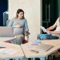 a group of diverse people at the co-working space