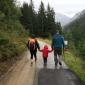 Walking in the rain