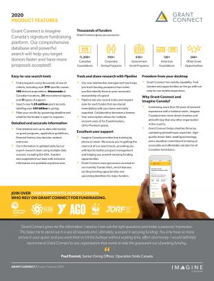 Grant Connect - Product Features 2020 (English)