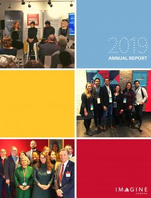 2019 Imagine Canada Annual report cover